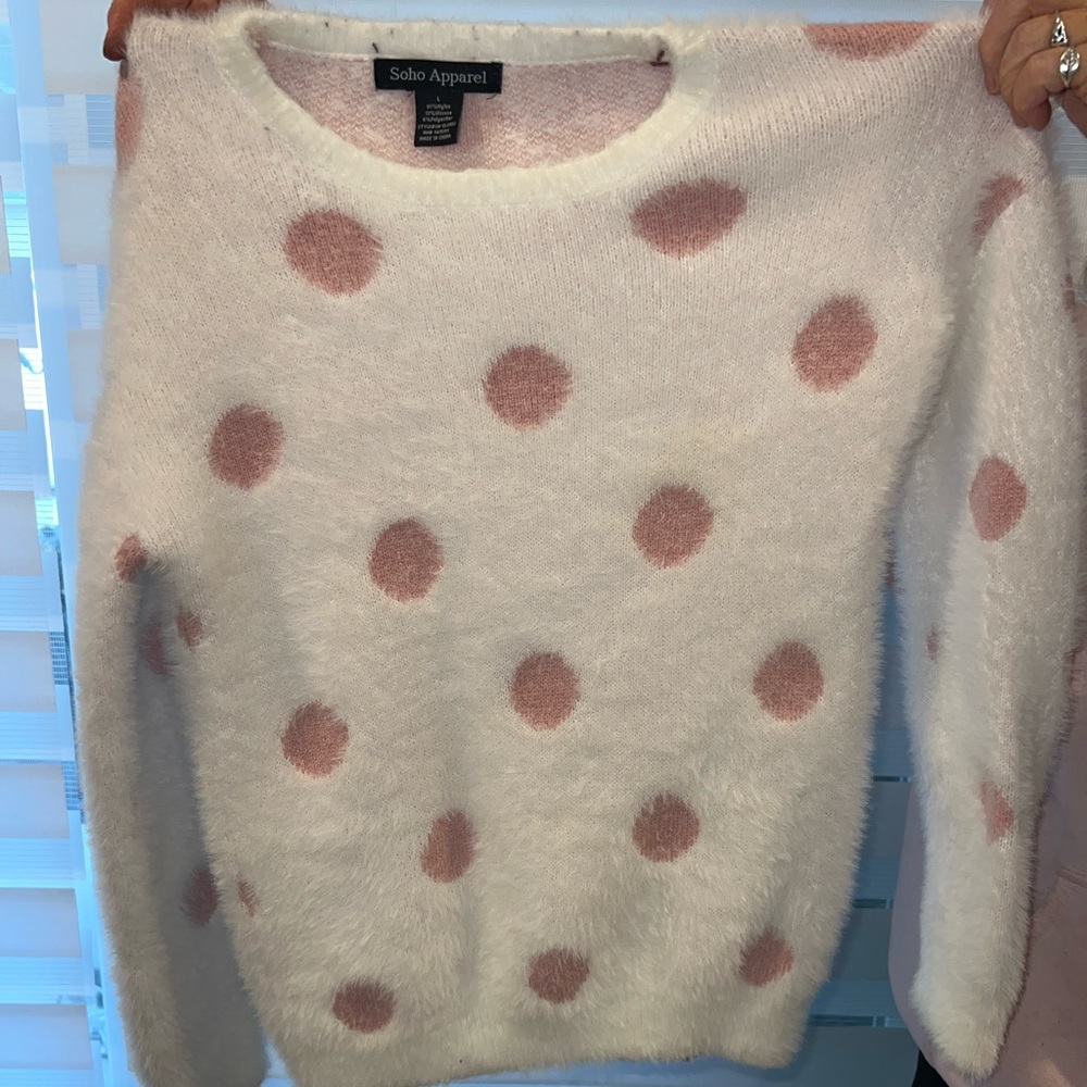 Girls SoHo Apparel polka dot sweater!!